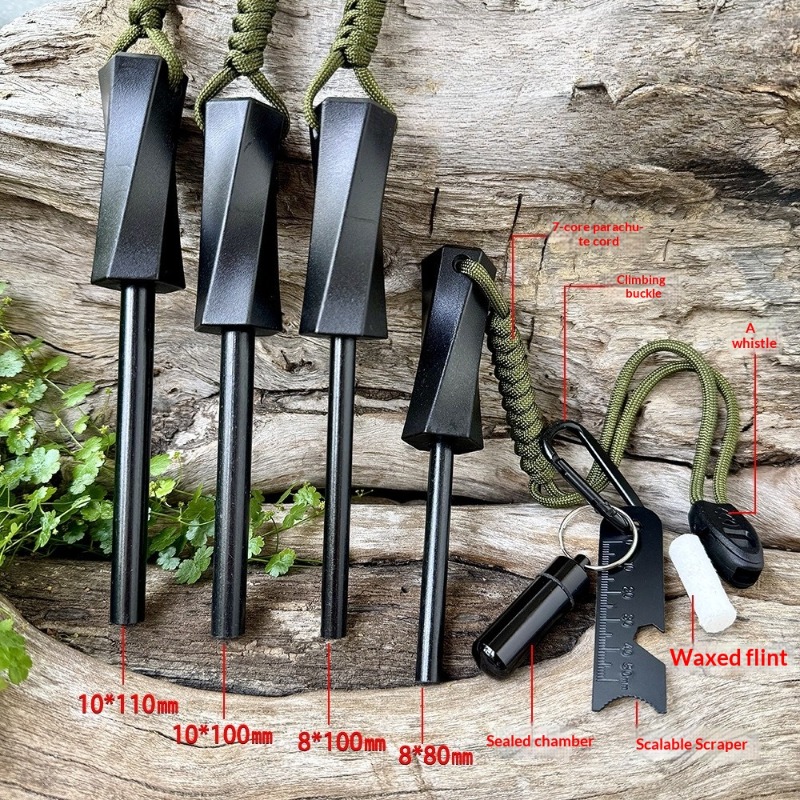 Magnesium Fire Starter - Encendedor de Supervivencia Bear Grylls, Varilla