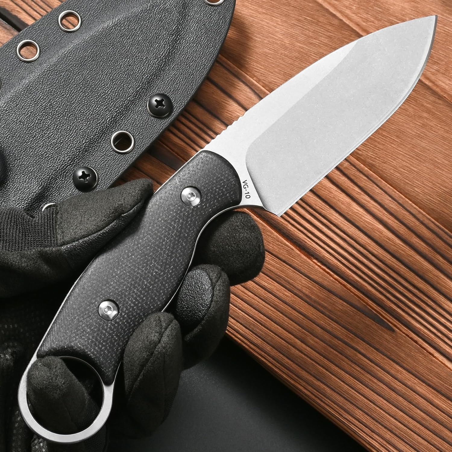 Cuchillo de hoja fija Eafengro - Bushcraft Knife Fixed reseña y precio