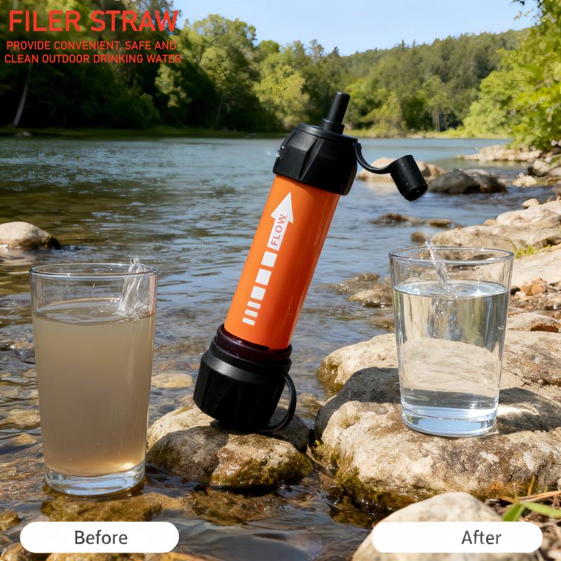 Purificador de agua portátil d - Water Purification Straw reseña y precio