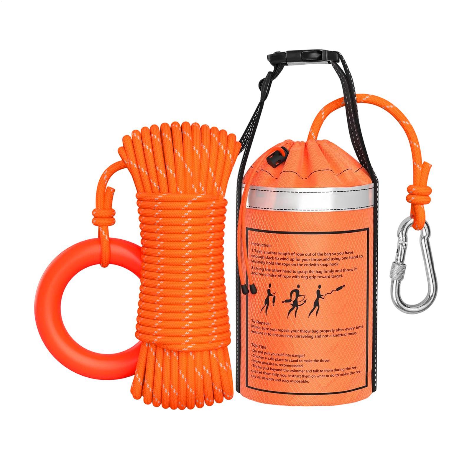 Bolsa de Rescate Acuático con  - Rescue Rope Throw reseña y precio