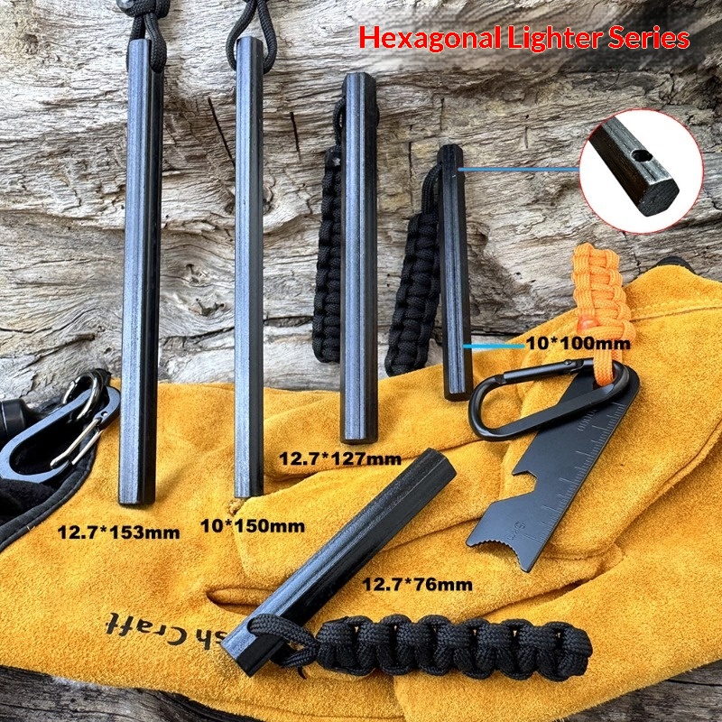 Piedra de Magnesio Hexagonal T - Magnesium Fire Starter reseña y precio