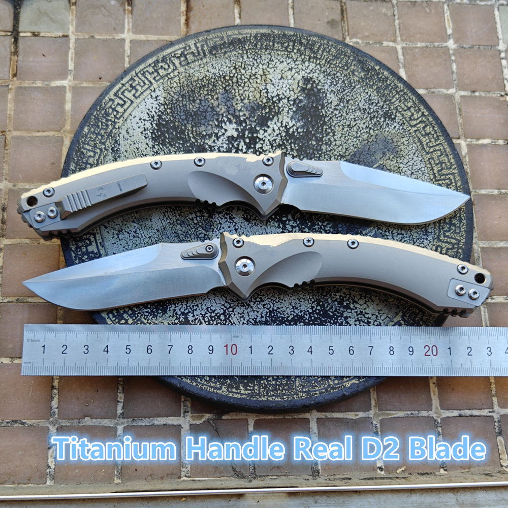 Mai's Real D2 hoja Amphibia cu - Bushcraft Knife Fixed reseña y precio