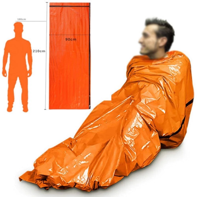 Saco de dormir portátil imperm - Emergency Mylar Tent reseña y precio